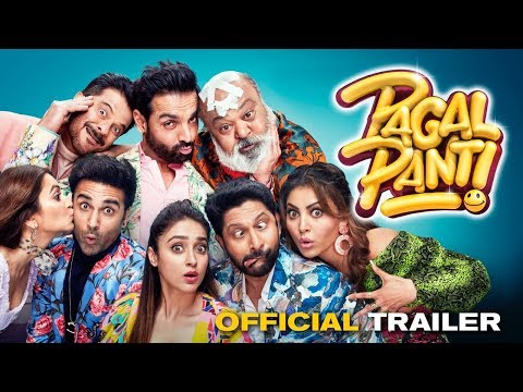 Pagalpanti Trailer - Anil, John, Ileana, Arshad, Urvashi, Pulkit, Kriti | Anees | Releasing 22 Nov