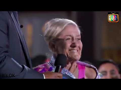 81 Years Old Lady Climbing 85 Feet Pole | Steve Harvey | Talent Show | Women Stunt | It's Ok Channel
