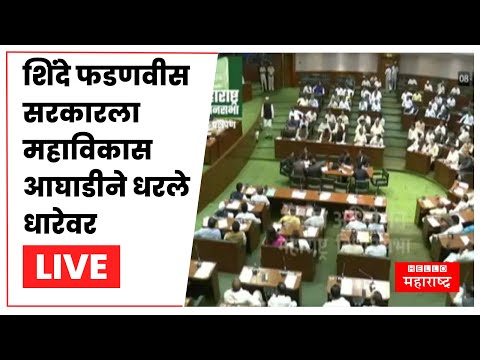 Vidhansabha Live : शिंदे फडणवीस सरकारला महाविकास आघाडीने धरले धारेवर; पहा थेट प्रक्षेपण