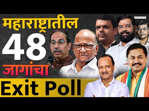 महायुती की महाविकास आघाडी? थेट अचूक निकाल पहा | Maharashtra Lok Sabha Exit Poll 2024 Marathi