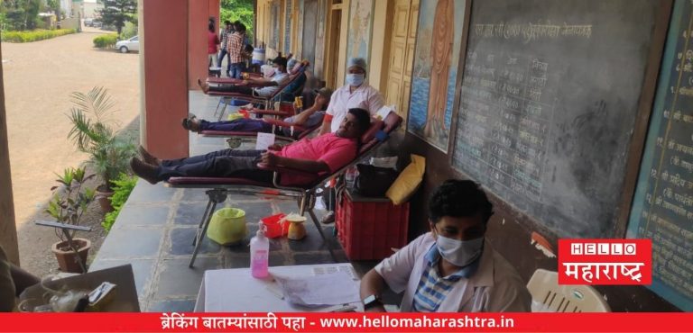 तांबवेत कोयनाकाठ ट्रस्टच्या शिबिरात 77 जणांनी केले रक्तदान