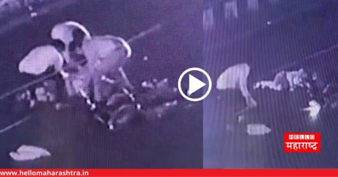 Karad CCTV Camera Accident