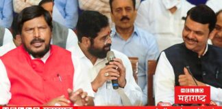 Ramdas Athawale Devendra Fadnavis Eknath Shinde