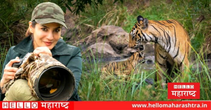 Raveena Tandon tiger