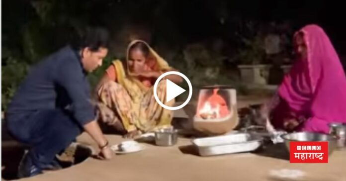 Sachin Tendulkar enjoyed the cooking
