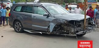 accident to Prime Minister Modi's brother's car