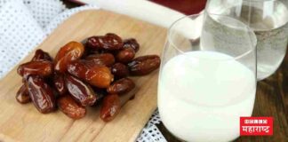 Eating dates with milk