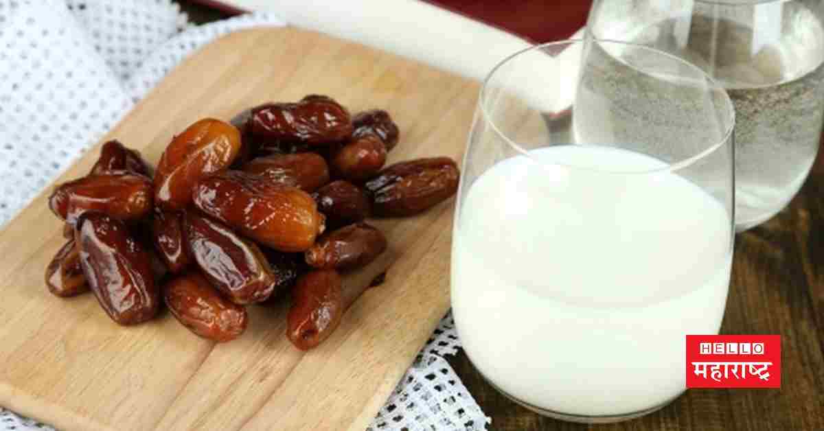 Eating dates with milk