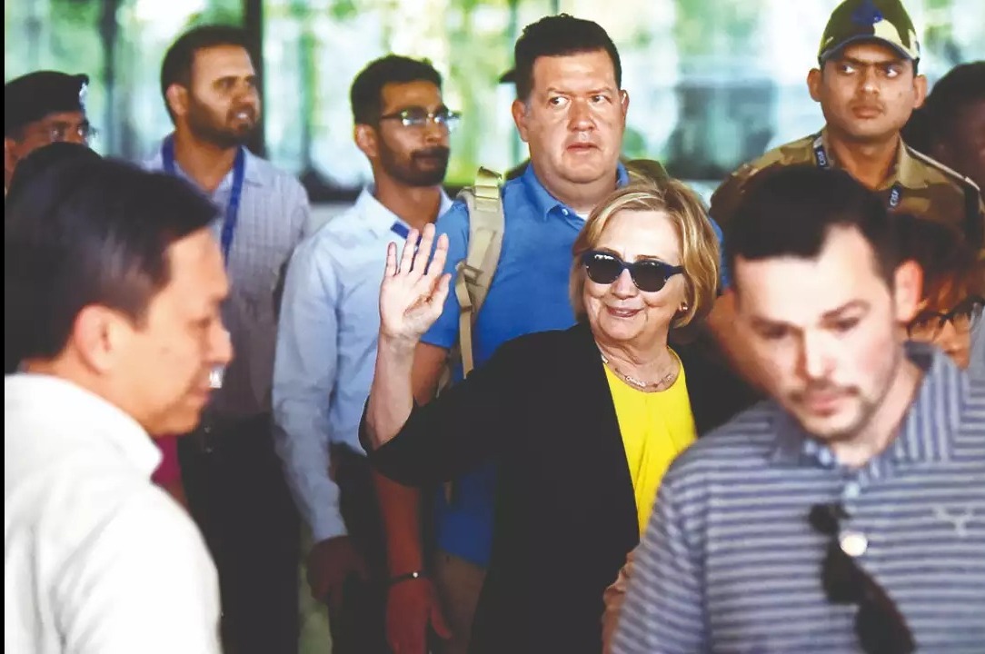 Hillary Clinton Ellora Caves