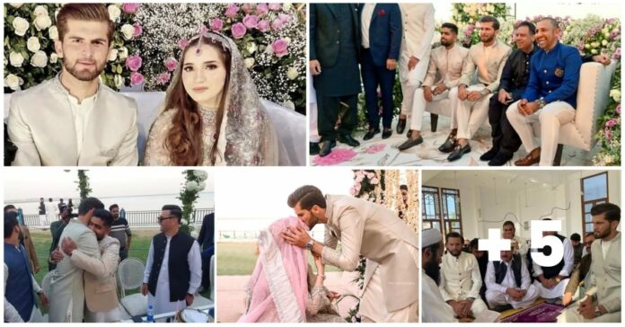 Shaheen Afridi Marriage Pics