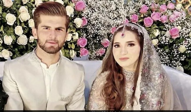 Shaheen Afridi Marriage Pics