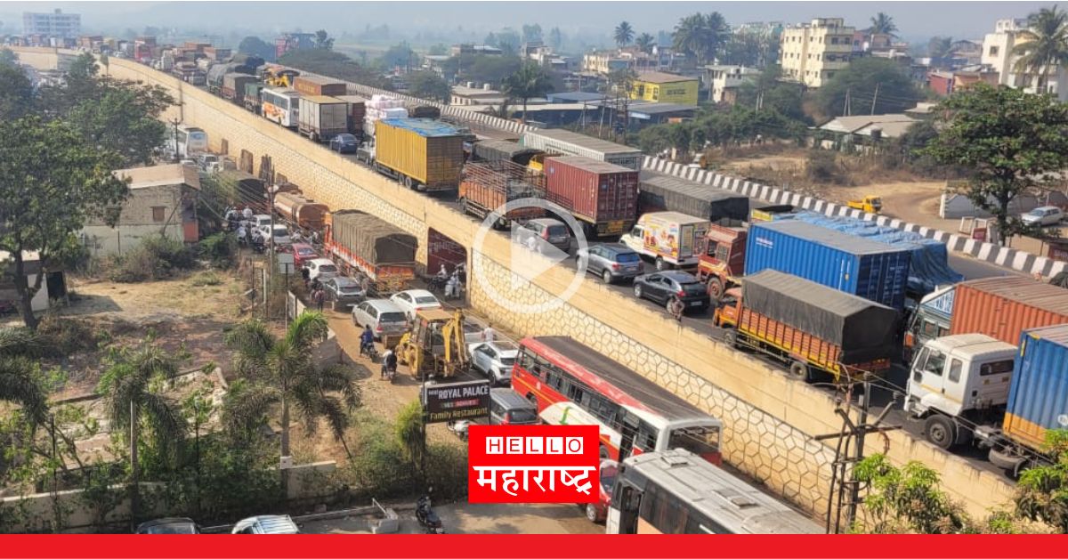 Pune- Bangalore highway Karad Traffic