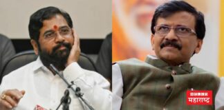 sanjay raut eknath shinde