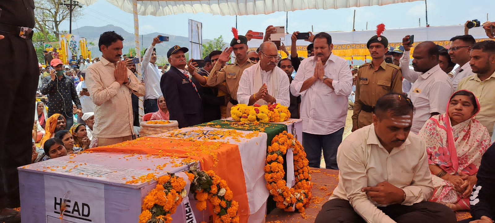 Udayanraje Bhosale and Srinivas Patil