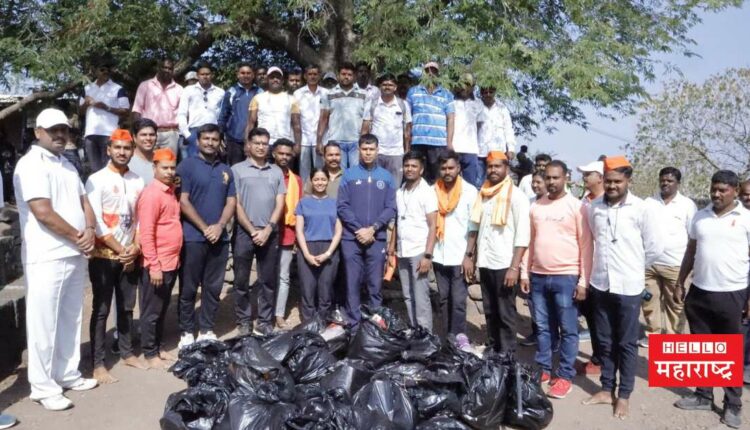 satara police Cleanliness campaign
