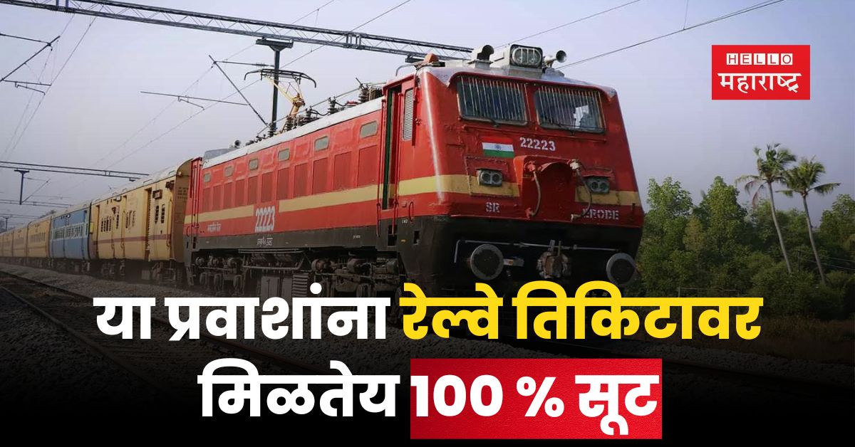 Indian Railways Ticket Discount