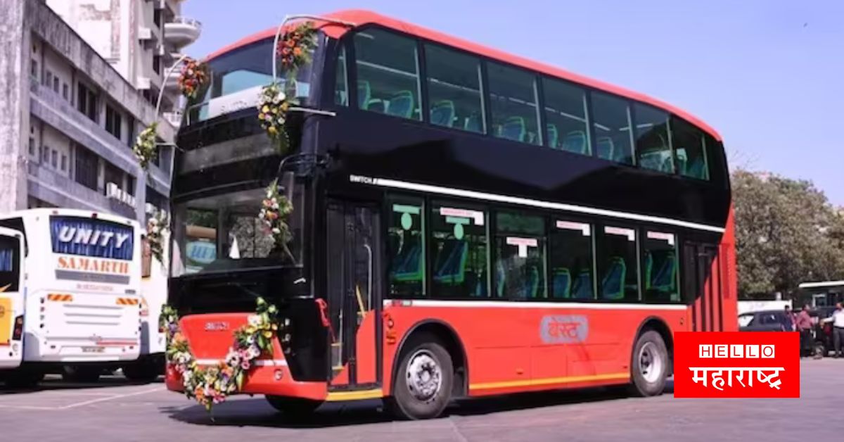 electric double decker bus navi mumbai