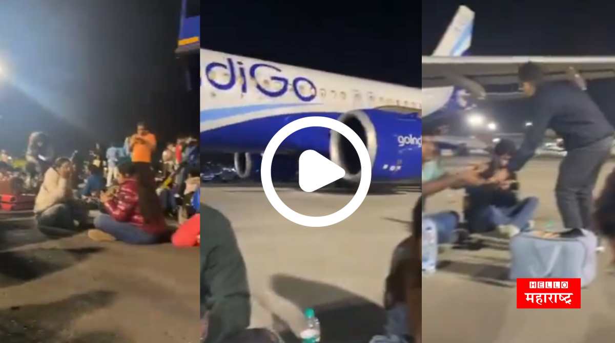 Indigo Flight Viral Video