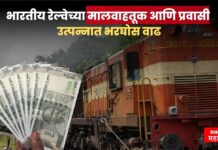 Indian Railway : भारतीय रेल्वेच्या मालवाहतूक आणि प्रवासी उत्पन्नात भरघोस वाढ railway incom
