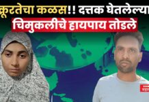 Crime News : क्रूरतेचा कळस!! दत्तक घेतलेल्या चिमुकलीचे हायपाय तोडले, आईवडिलचं निघाले हैवान sillod crime