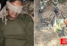 बीएसएफ जवान पाकिस्तान रेंजर्सकडून ताब्यात; डोळ्यांवर पट्टी बांधलेला फोटो व्हायरल, सीमेवर हाय अलर्ट