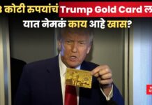 43 कोटी रुपयांचं Trump Gold Card लाँच; यात नेमकं काय आहे खास? Trump Gold Card