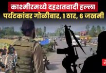 काश्मीरमध्ये दहशतवादी हल्ला; पर्यटकांवर गोळीबार, 1 ठार, 6 जखमी jammu kashmir (1)