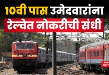 Indian Railways Recruitment 2025 : 10वी पास उमेदवारांना रेल्वेत नोकरीची संधी; असा करा अर्ज Indian Railways Recruitment 2025
