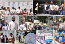 सांस्कृतिक वारसा आणि एकतेचा भव्य उत्सव असलेली 43 वी इंडिया-डे परेड न्यूयॉर्क येथे संपन्न