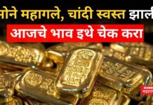 Gold Price Today : सोने महागले, चांदी स्वस्त झाली; आजचे भाव इथे चेक करा Gold Price Today